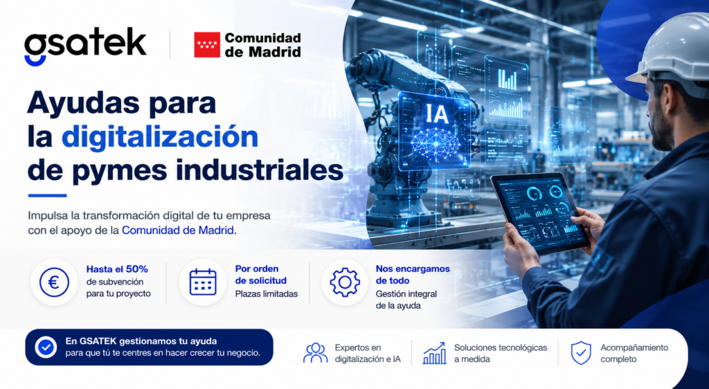 digitalizacion pymes industriales madrid tecnologia industria
