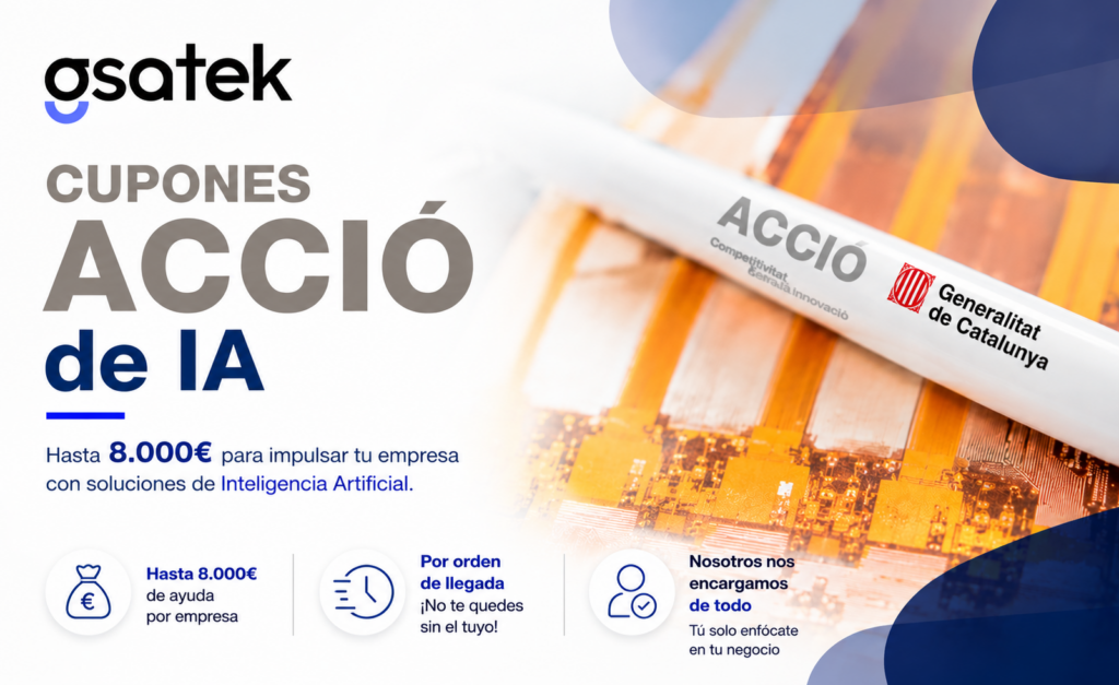 cupones accio ia empresas inteligencia artificial cataluña gsatek