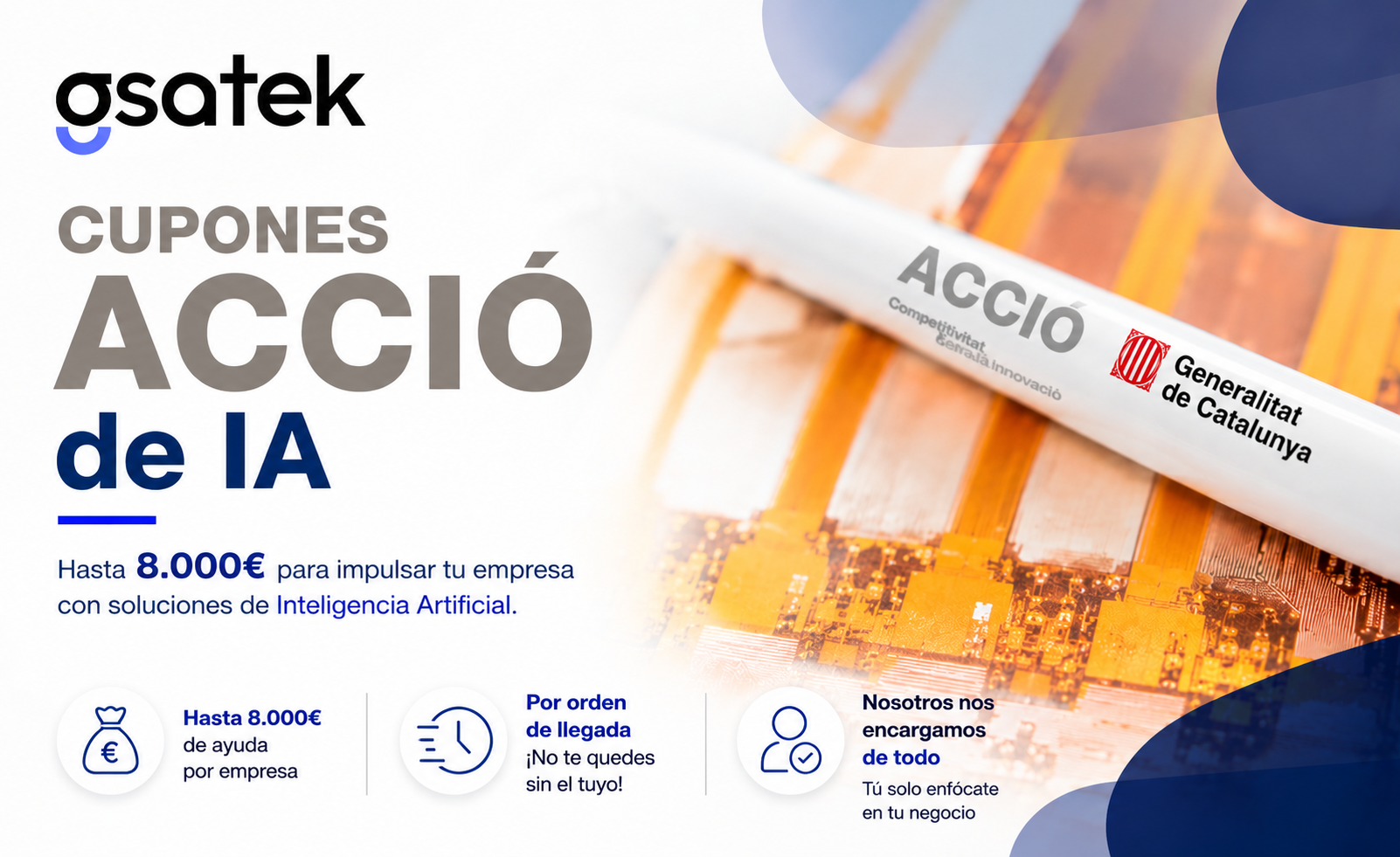 cupones accio ia empresas inteligencia artificial cataluña gsatek